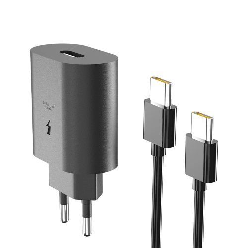 Original Chargeur Rapide - efficace et durable (Type C to Type C) - Noir
